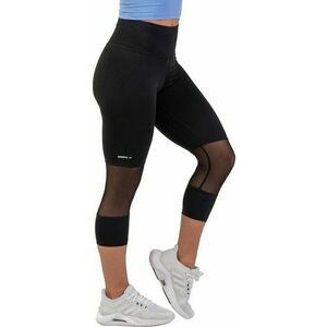 Nebbia High-Waist 3/4 Length Sporty Leggings Black XS Fitness pantaloni imagine