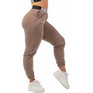 Nebbia Iconic Mid-Waist Sweatpants Brown L Fitness pantaloni imagine