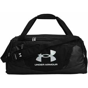 Under Armour UA Undeniable 5.0 Medium Duffle Bag Black/Metallic Silver 58 L Sport Bag imagine