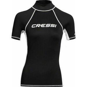 Cressi Rash Guard Lady Short Sleeve Cămaşă Black/White M imagine