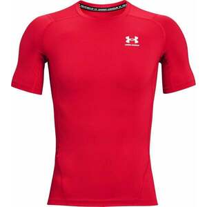 Under Armour Men's HeatGear Armour Short Sleeve Red/White 2XL Tricouri de fitness imagine