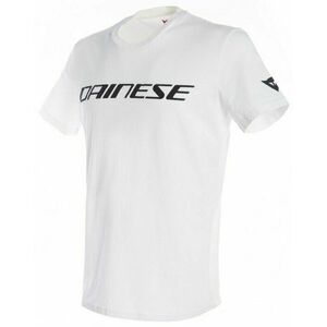 Dainese T-Shirt White/Black XS Tricou imagine