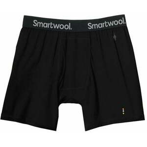 Smartwool Men's Merino Boxer Brief Boxed Black XL Lenjerie termică imagine