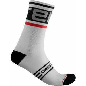 Castelli Prologo 15 Sock Black/White 2XL Șosete ciclism imagine
