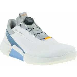 Ecco Biom H4 BOA Golf White/Retro Blue 41 Pantofi de golf pentru bărbați imagine