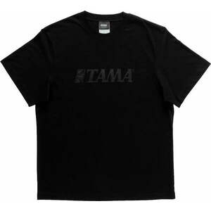 Tama Tricou T-Shirt Black with Black Logo Black M imagine