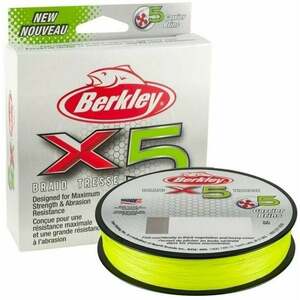 Berkley x5 Braid Flame Green 0, 10 mm 9, 0 kg 150 m Linie împletită imagine
