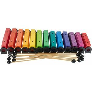 Boomwhackers Chroma-Notes Resonator Bells Complete Set imagine