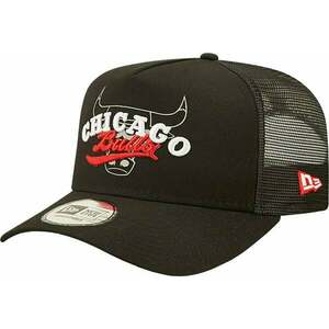 Chicago Bulls 9Forty NBA AF Trucker Logo Black/White UNI Șapcă imagine