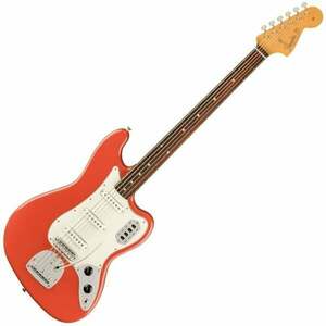 Fender Vintera II 60s Bass VI RW Roșu Fiesta imagine