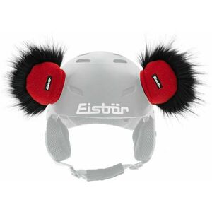 Eisbär Teddy Ears Negru/Roșu UNI Cască schi imagine
