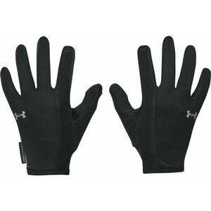 Under Armour Women's UA Storm Run Liner Gloves Black/Black/Reflective M Mănuși pentru alergare imagine