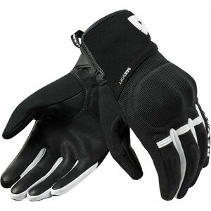 Rev'it! Gloves Mosca 2 Black/White S Mănuși de motocicletă imagine