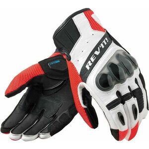 Rev'it! Gloves Ritmo Black/Neon Red M Mănuși de motocicletă imagine