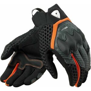 Rev'it! Gloves Veloz Black/Orange M Mănuși de motocicletă imagine