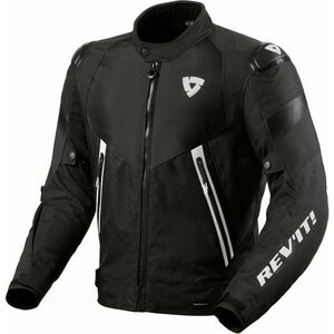 Rev'it! Jacket Control H2O Black/White 2XL Geacă textilă imagine