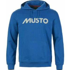 Musto Essentials Logo Hanorac cu gluga Aruba Blue L imagine