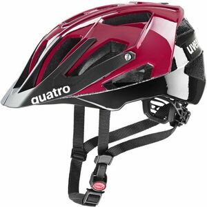 UVEX Quatro Red/Black 52-57 Cască bicicletă imagine