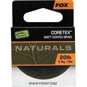 Fox Fishing Edges Naturals Coretex 20 lbs-9, 1 kg 20 m Linie împletită imagine