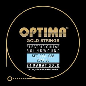 Optima 2028.SL 24K Gold Strings Super Light imagine