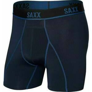 SAXX Kinetic Boxer Brief Navy/City Blue L Lenjerie de fitness imagine
