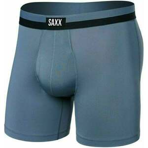 SAXX Sport Mesh Boxer Brief Stone Blue S Lenjerie de fitness imagine