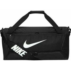 Nike Brasilia 9.5 Duffel Bag Negru/Negru/Alb 60 L Sport Bag imagine