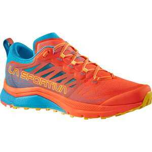 La Sportiva Jackal II Cherry Tomato/Tropic Blue 41, 5 Pantofi de alergare pentru trail imagine