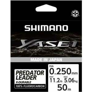 Shimano Fishing Yasei Predator Fluorocarbon Clear 0, 25 mm 5, 06 kg 50 m Linie imagine