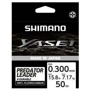 Shimano Fishing Yasei Predator Fluorocarbon Clear 0, 30 mm 7, 17 kg 50 m Linie imagine