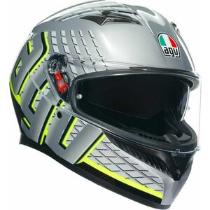 AGV K3 Fortify Grey/Black/Yellow Fluo XS Casca imagine