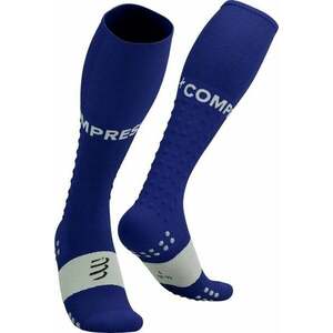 Compressport Full Socks Run Dazzling Blue/Sugar Swizzle T1 Șosete pentru alergre imagine