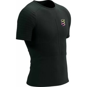 Compressport Racing SS Tshirt M Black/Safety Yellow M Tricou cu mânecă scurtă pentru alergare imagine