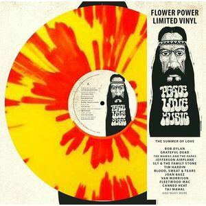 Various Artists - Peace - Love - Music (Limited Edition) (Yellow/Red Marbled Coloured) (LP) imagine