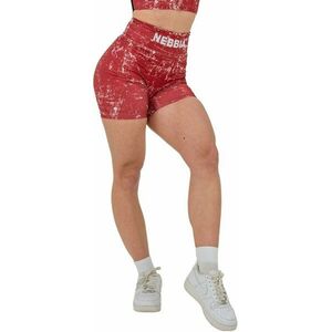 Nebbia High Waisted Leggings Shorts 5" Hammies Red S Fitness pantaloni imagine