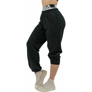 Nebbia Fitness Sweatpants Muscle Mommy Black XS Fitness pantaloni imagine