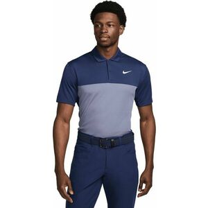 Nike Dri-Fit Victory+ Mens Polo Midnight Navy/Obsidian/White S imagine