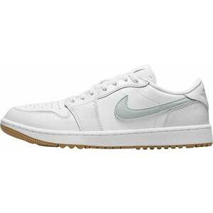 Nike Air Jordan 1 Low G Golf Shoes White/Gum Medium Brown/Pure Platinum 45, 5 imagine