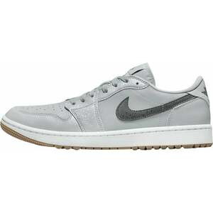 Nike Air Jordan 1 Low G Golf Shoes Wolf Grey/White/Gum Medium Brown/Iron Grey 44 imagine