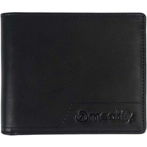 Meatfly Eliot Premium Leather Wallet Black Portofel imagine