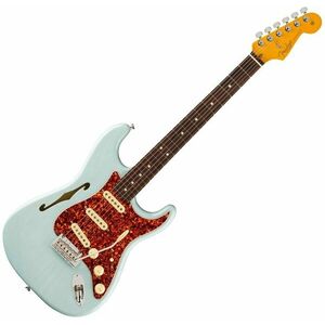 Fender FSR American Professional II Stratocaster Thinline RW Transparent Daphne Blue imagine