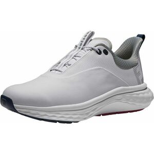 Footjoy Quantum Mens Golf Shoes White/Blue/Pink 40, 5 imagine
