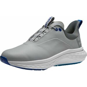 Footjoy Quantum Mens Golf Shoes Grey/White/Blue 40, 5 imagine