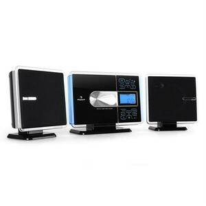 Auna VCP-191, sistem stereo USB, MP3, CD, SD, AUX, FM, panou de control tactil, negru / argintiu imagine
