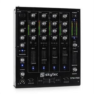 Skytec STM-7010 4-canale DJ Mixer USB MP3 EQ imagine
