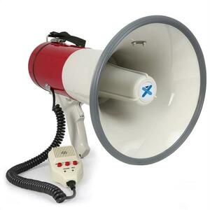 Vonyx MEG050 megafon 50W cu sirena, înregistrări Microfon cu baterie si curea. imagine