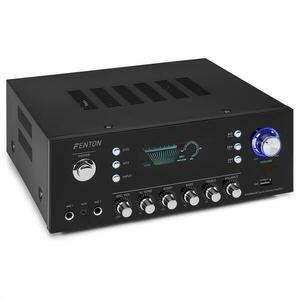 Fenton AV120FM, amplificator HiFI stereo, 120 W RMS, (2 x 60 W la 8 Ohm), BT / USB / AUX imagine
