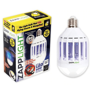 Bec LED ZAPP LIGHT antiinsecte cu lampa UV 9W imagine