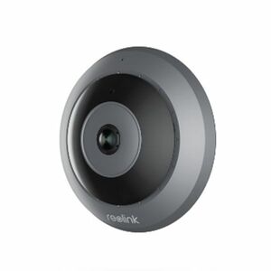 Camera supraveghere panoramica IP WiFi Fisheye Reolink FE-W, 6 MP, 1.98 mm, IR 8 m, microfon, sirena, slot card, moduri multiple de vizualizare imagine