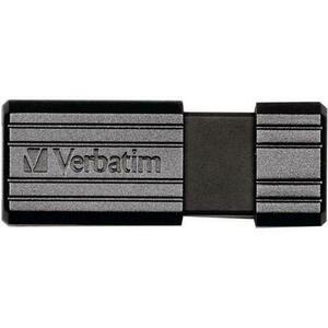 Stick USB Verbatim Pinstripe, USB 2.0, 128GB (Negru) imagine